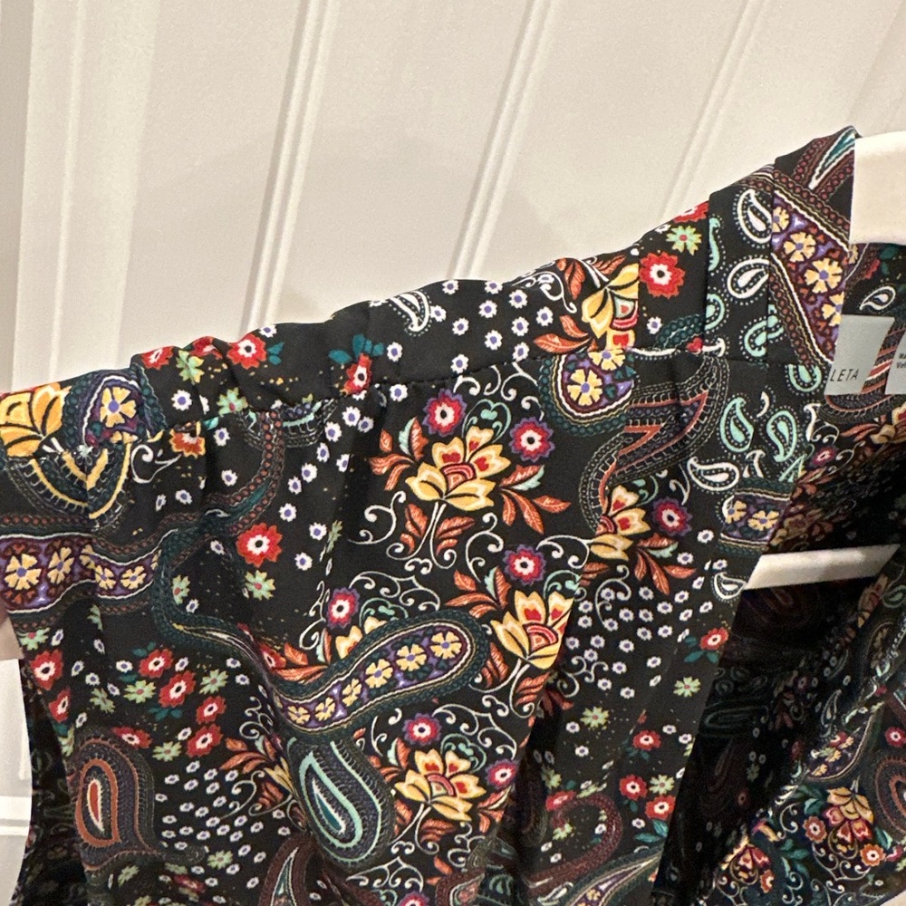 Athleta Dahlia Paisley Sleeveless Dress - 6 - Picture 7 of 13